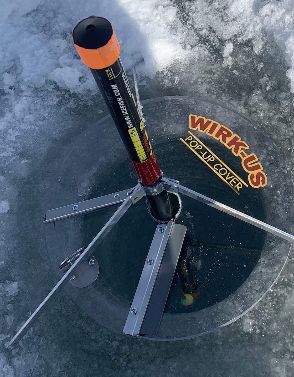 1/4" WirkUs Fishing Pop Up Ice Fishing Hole Cover WirkUs Fishing