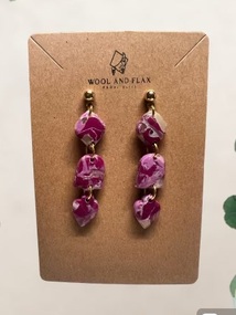 Matilda Dark GeoLinks Earrings