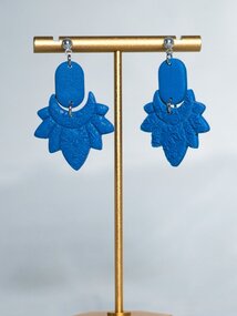 Blue Falda Earrings