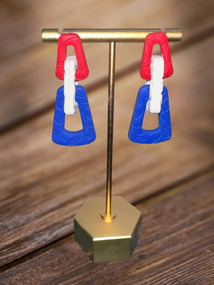 Red White & Blue Dangles